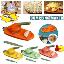 2 In 1 Manual Dumpling Maker Machine DIY Dough Press Dumpling Skin Wrapper Mould