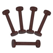  5 Pcs Wooden Cotton Reels