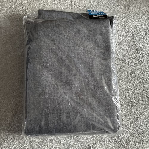 Blackout curtains tab top grey - curtains,
