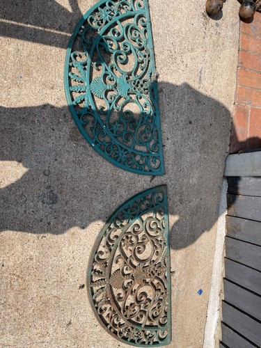 Old cast iron door - iron,