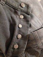 Mens Moleskin Grey Trousers By
