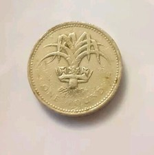 1990 £1 WELSH FREE,LEAK COIN A MUST HAVE FOR YOUR COLLECTION OFF GOING CHEAP??
