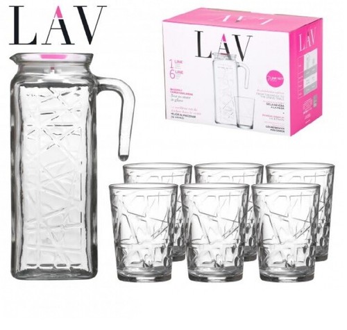Lav glass pitcher decanter jug - lav,