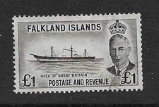 Falkland Islands 1952 £1