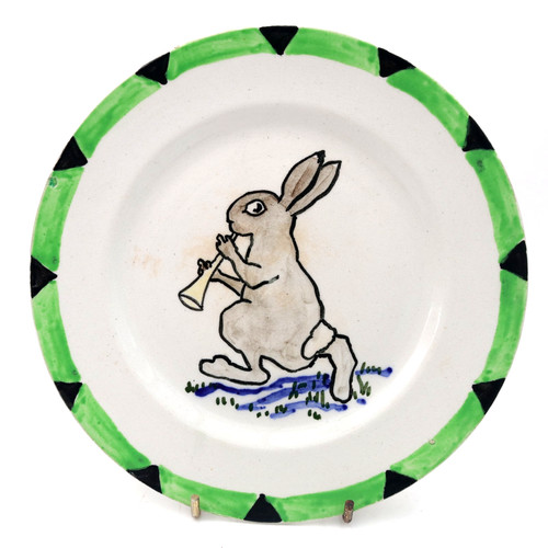 Scottish art pottery plate - scottish,