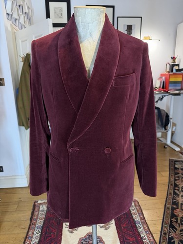 Burgundy italian velvet double - velvet,