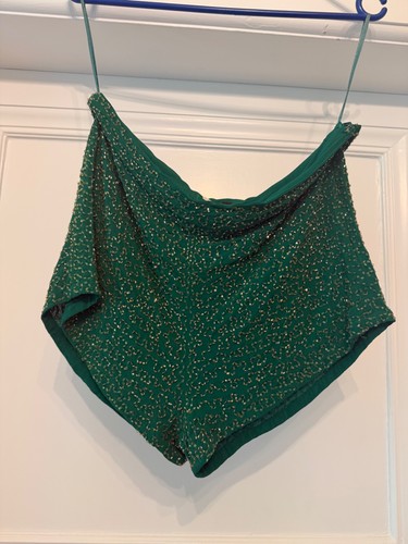 Topshop green sequin - topshop,