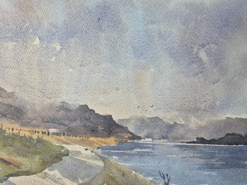 Scottish loch scene - scene, original