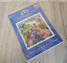DMC COUNTED CROSS STITCH KIT ORIENTAL LANDSCAPE 25CM X 25CM