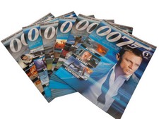 JAMES BOND 007 COMMANDER SPY CARDS  SET Of  MAGAZINES ISSUES 1,2,3,4,5,7,8.