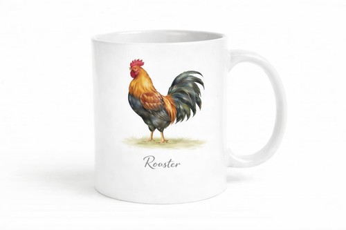 Rooster mug brew - rooster, gifts
