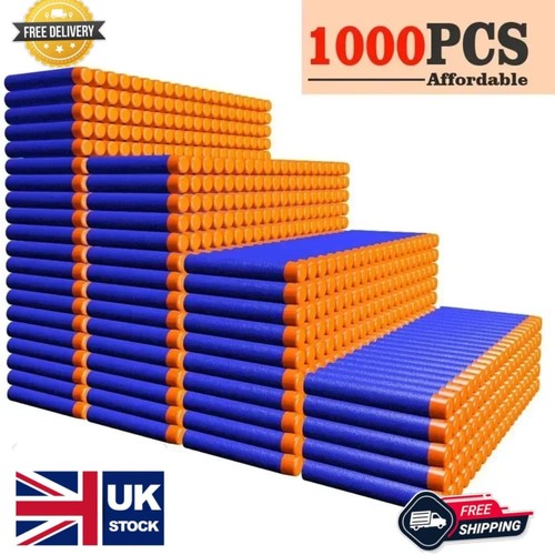 1000pcs blue foam darts - blue,