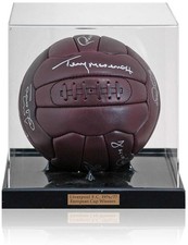 Liverpool F.C 1976/77 European Cup Winning Squad Hand Signed by 9 Football COA