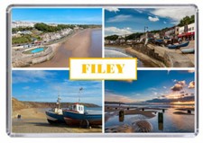Filey fridge magnet - filey, 01