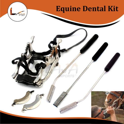 Equine dental speculum leather - equine,