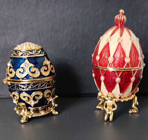 Enamel fabergé egg style - enamel,