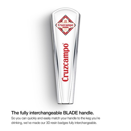 Blade beer tap - blade, cruzcampo