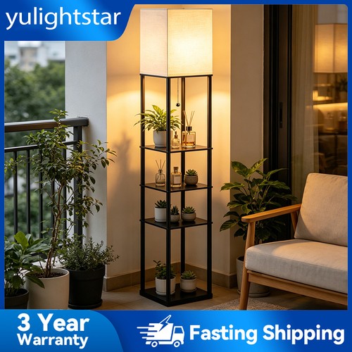 Corner modern floor lamp - corner, with