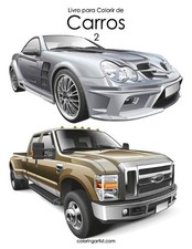 Livro para Colorir de Carros 2