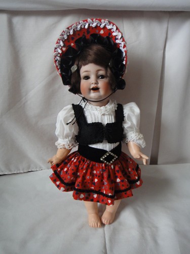 Antique german doll - doll,