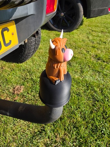 Cute highland cow tow bar - cute,