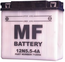 Battery (Conventional) for 1975 Kawasaki S3-A Mach II (400cc) NO ACID