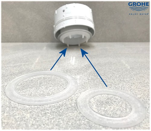Grohe adagio replacement flush - grohe,
