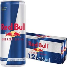 Red Bull Energy Drink 250ml - Choose your Flavour (Pack of 12 x 250ml)