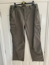 Mens Dark Beige Mountain Life ‘Trek Trousers’ Size 40