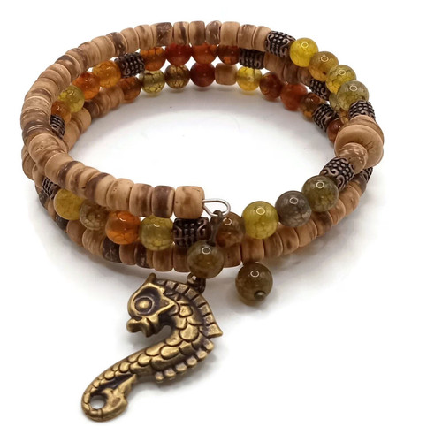 Boho wrap bracelet with - wrap,