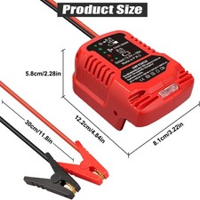 Car Jump Starter Adapter NO Battery for Milwaukee M18 18V, +11AWG Jump kit Cable