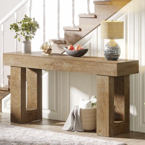 160cm rustic console - table, oak
