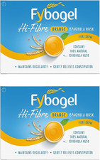 Fybogel Orange Hi-Fiber Supplement Sachets for Constipation Relief - UK 