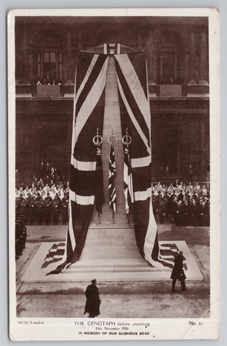 Cenotaph before unveiling - cenotaph,