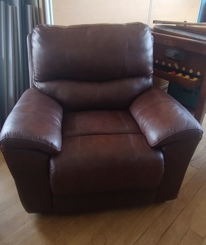Dfs brown comfy leather - dfs,