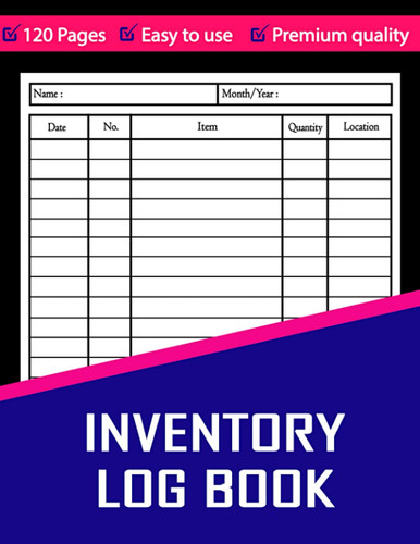Inventory log book simple - inventory,