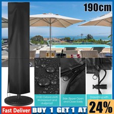 Heavy Duty Parasol Banana Umbrella Cover Cantilever Outdoor Patio Shield Oxford