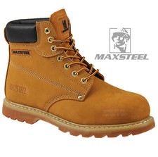 MENS LEATHER WORK BOOTS