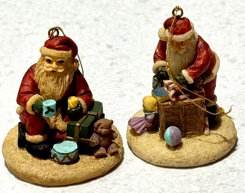 Vintage pair santa - pair, of