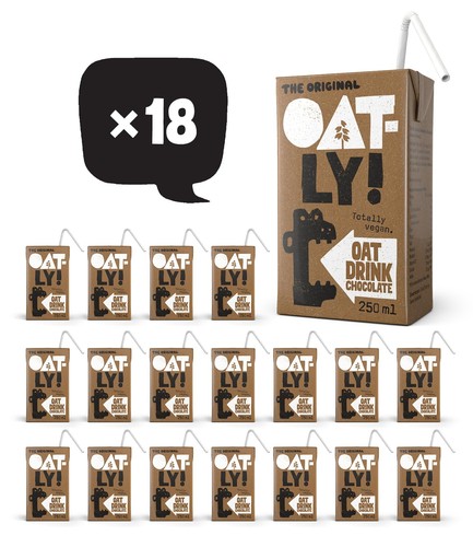 Oatly chocolate oat drink - oatly,