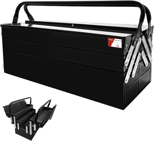 Metal cantilever tool box - 21",