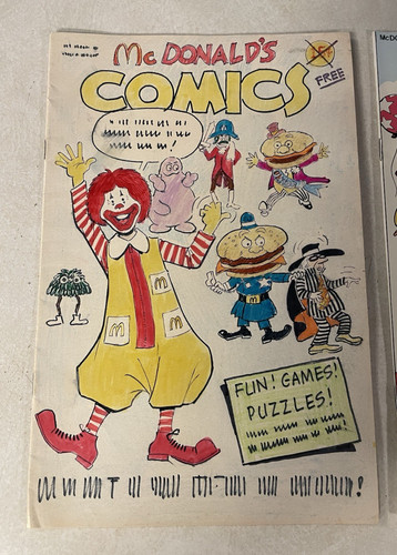 Mcdonalds land comic art - comic, 1976