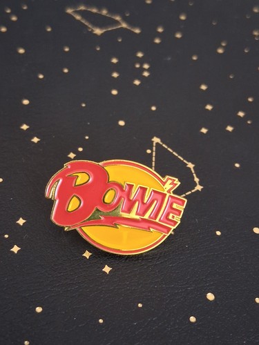 David bowie enamel - enamel, pin