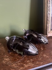 Wedgwood Lead Crystal Pigs Set