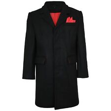 Relco Mens Mod Coat Overcoat