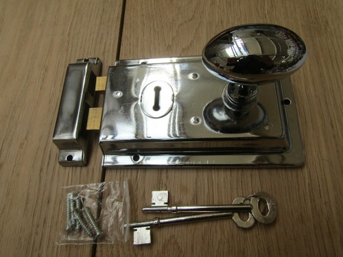 Rim lock door knob - door, handle