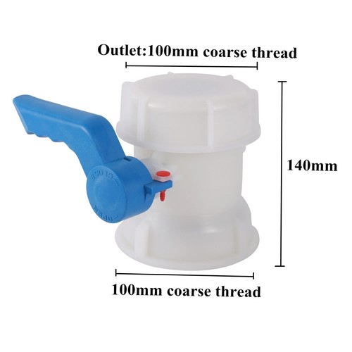Ibc tank butterfly valve water - tank,