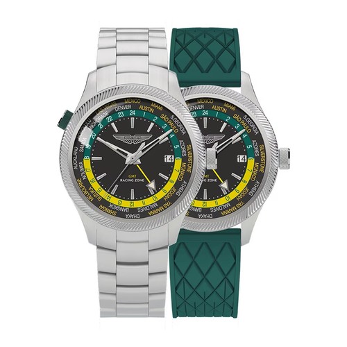 Aston martin men watch gmt - martin,