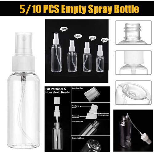 10x 100ml spray bottle - 10x,