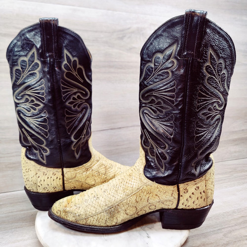 Vtg tony lama viper - tony, snakekin